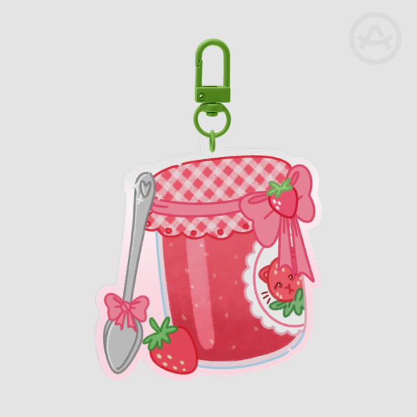 Pawberry Jam Keychain