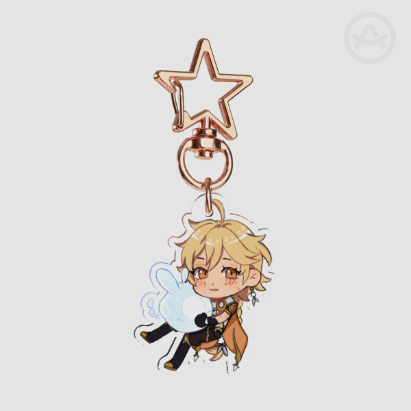 Genshin Impact Aether Clear Acrylic Keychain