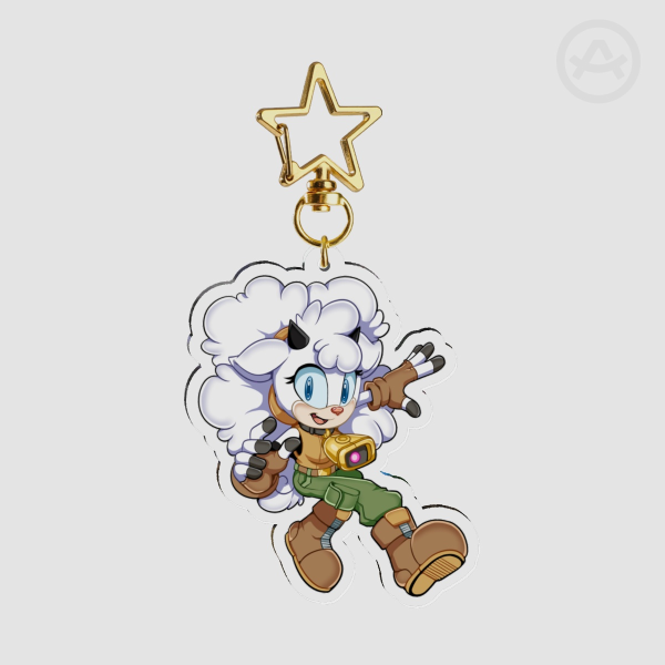 Lanolin Acrylic Keychain