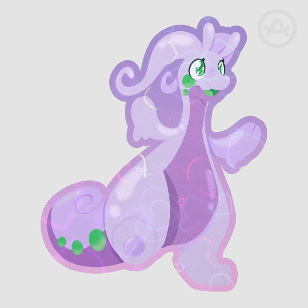 Goodra Colored Edge Die Cut Stickers