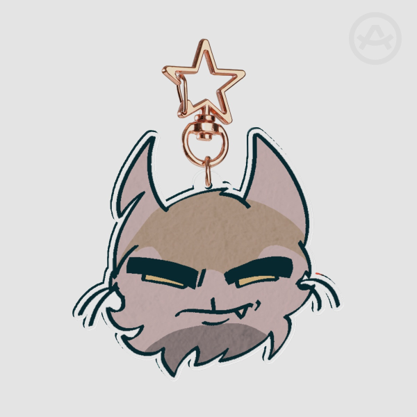 pebbles keychain (mewgenics)