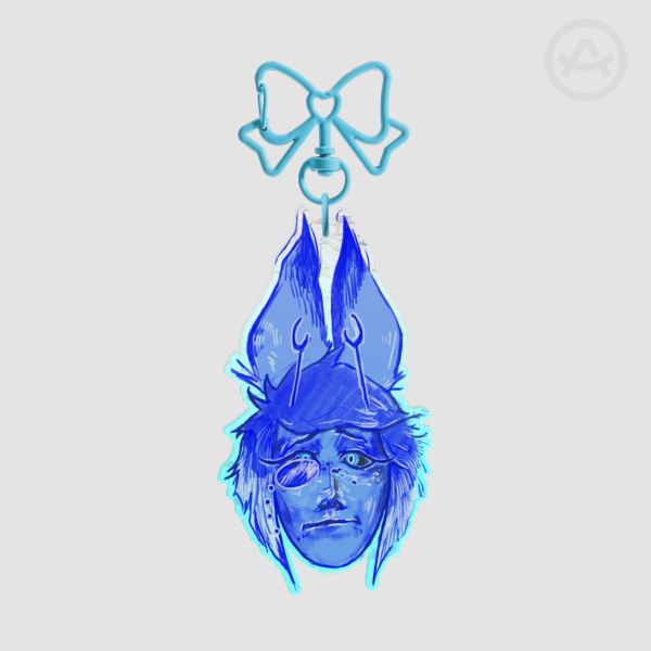 2P Alastor Ripple Keychain