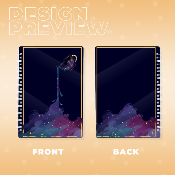 Space Tea A5 Notebook