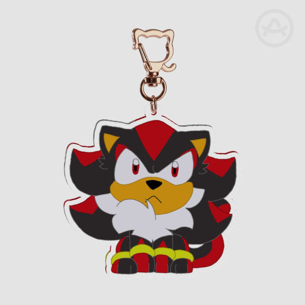 Kitty Shadow-Acrylic Keychains
