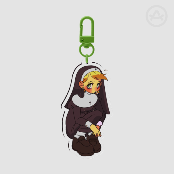 Nun Keychain