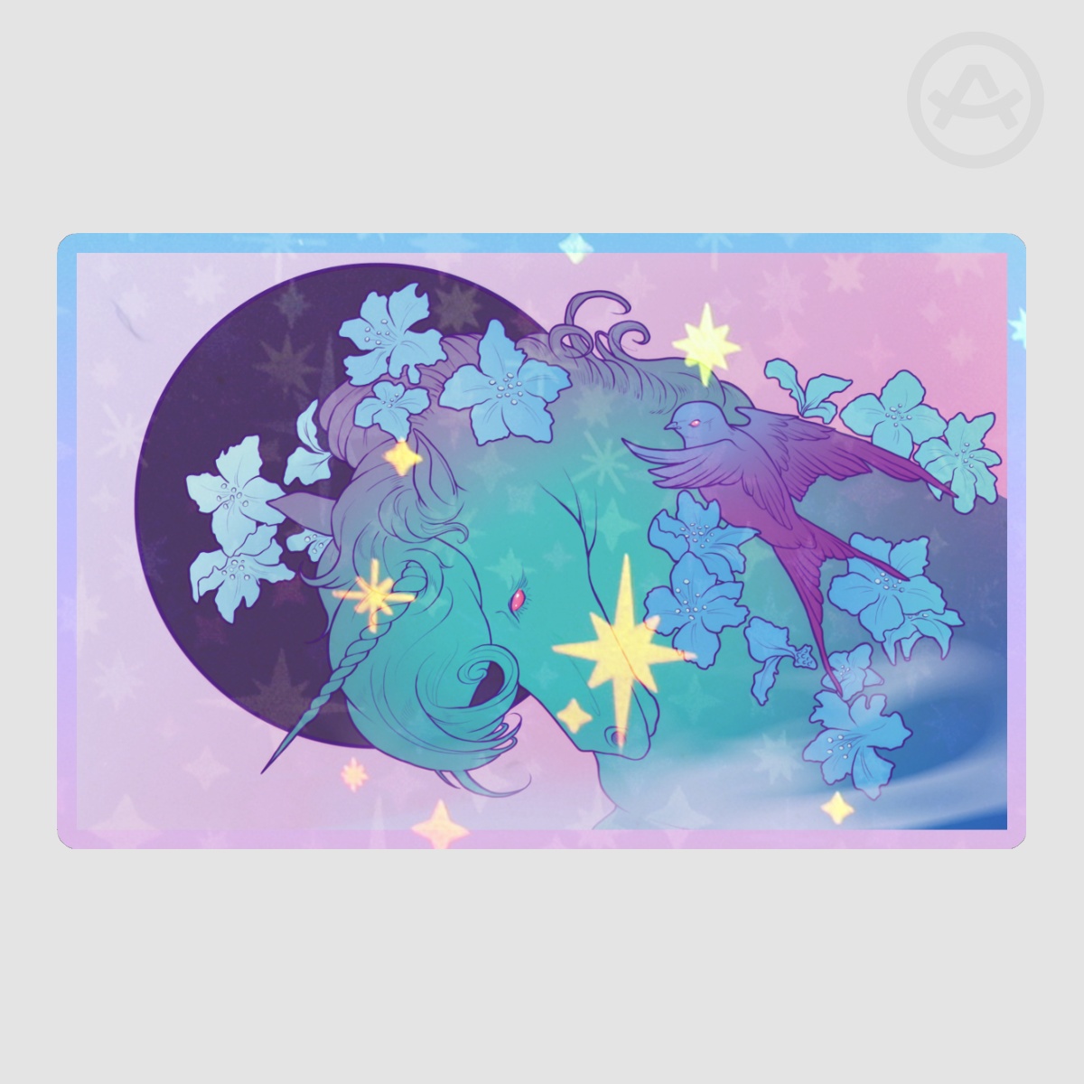 Why We Return - 10x6.4cm - Holographic Star Sticker