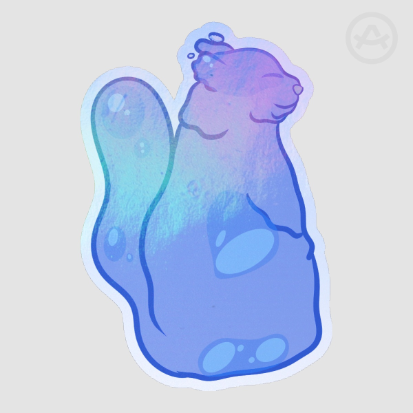 Rainbow Water Cat