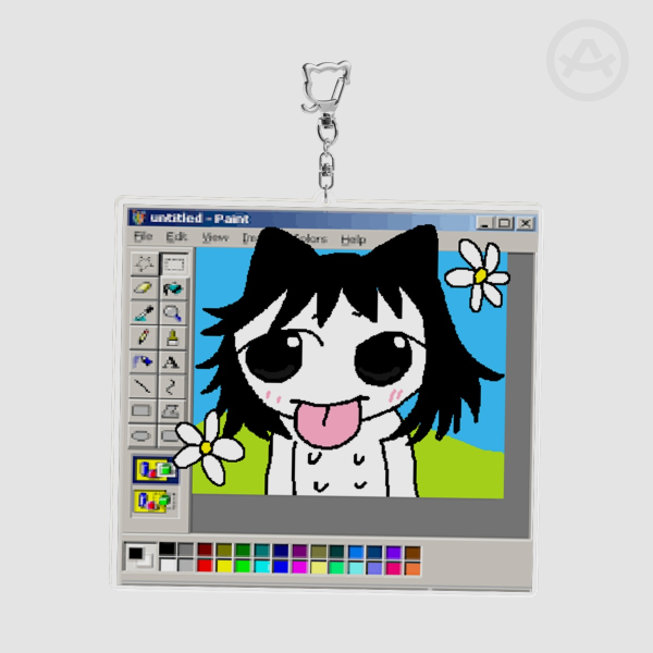 Mspaint Negogo Acrylic keychain