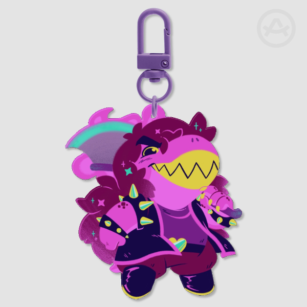Susie 2.5in Full Bleed Wood Keychain