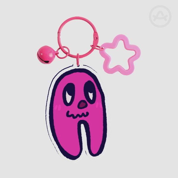 A - A is For --- Classic Acrylic Keychain