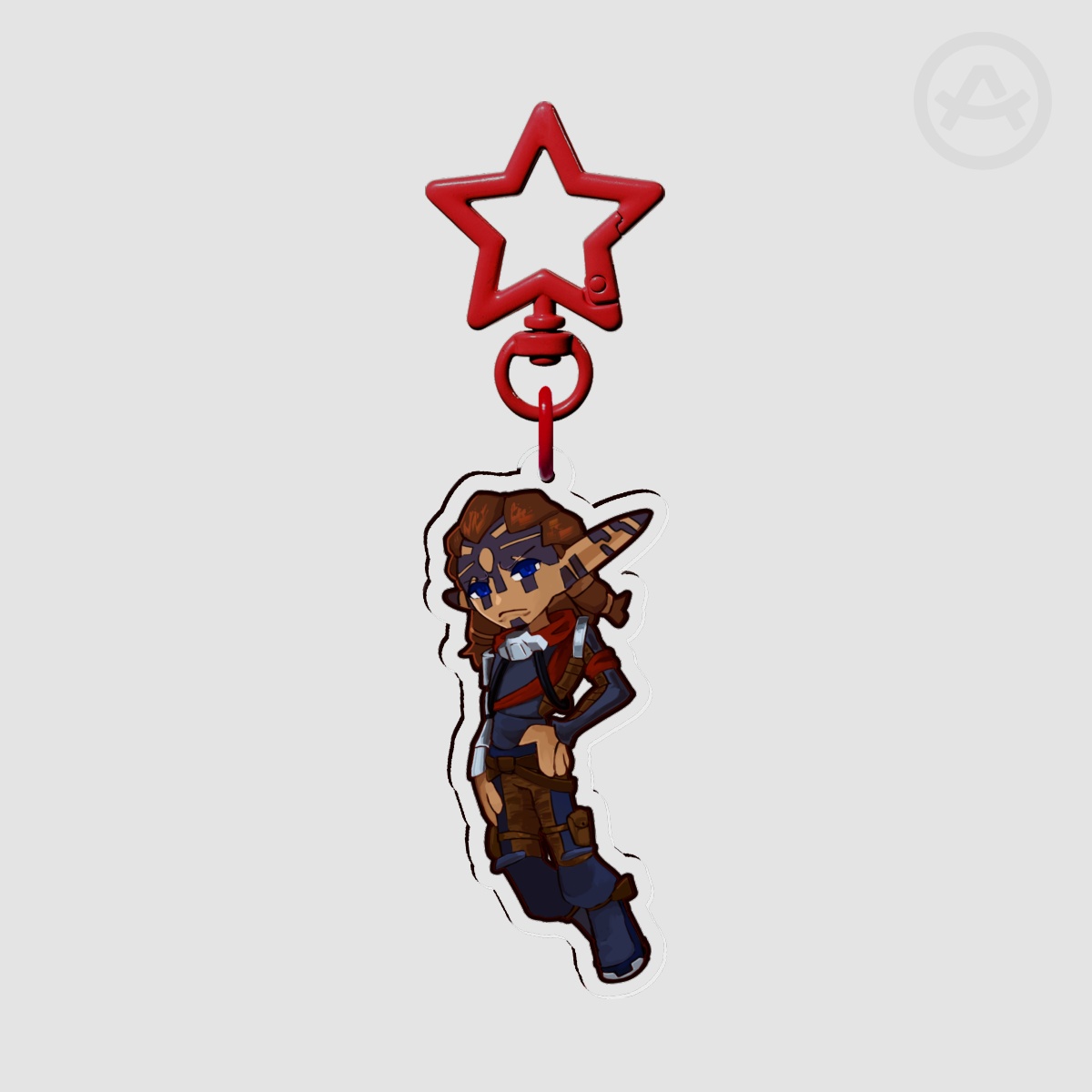 Torn JND keychain