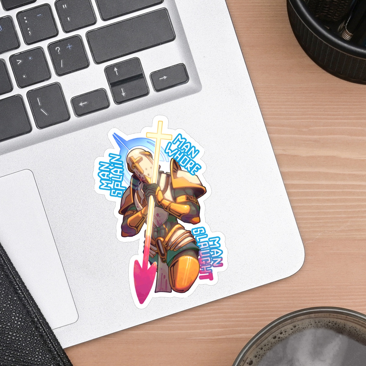 ST-03 "Gabriel -Ultrakill"- Die Cut Stickers