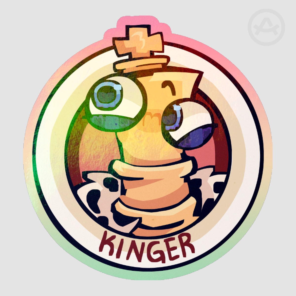 Kinger Colored Edge Die Cut Stickers TADC
