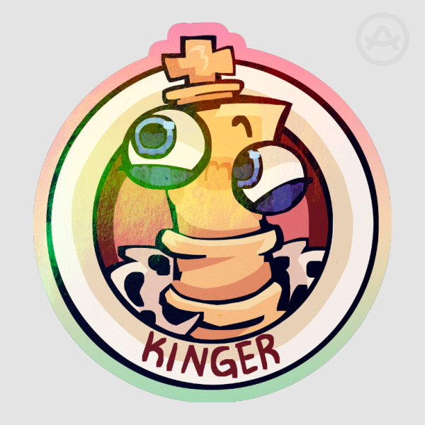 Kinger Colored Edge Die Cut Stickers TADC