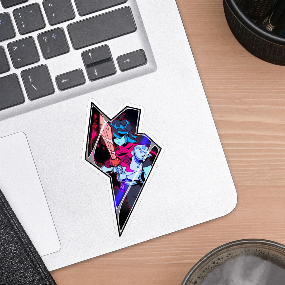 ST-08 "Shadowcrystal Kris - Deltarune" - Die Cut Holo Stickers