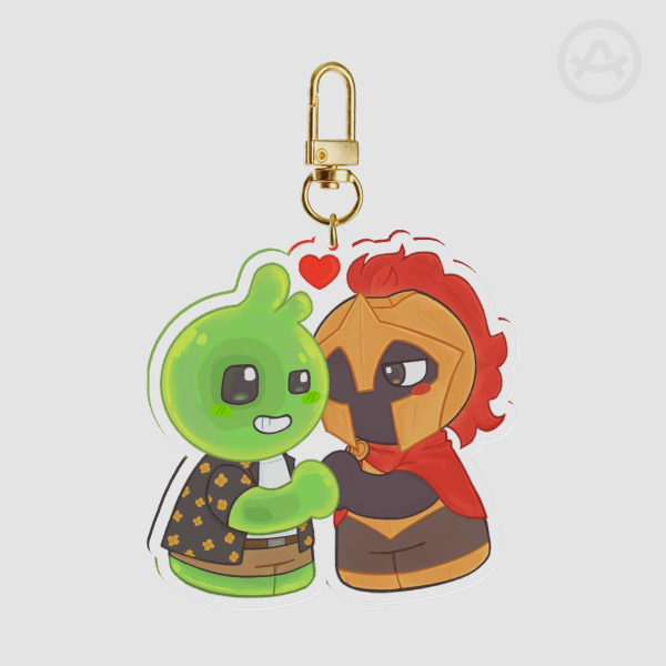 D3rlord and Avery keychain 