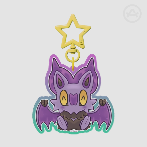 Noibat Pokemon I Acrylic Keychain