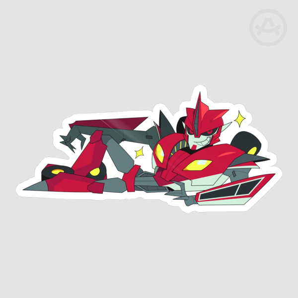 Knockout Die Cut Sticker