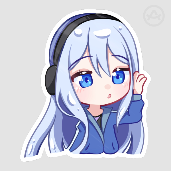 Kanade Yoisaki Die Cut Stickers