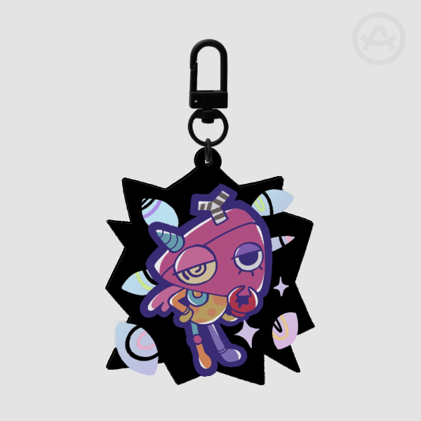 Zooble Rainbow Acrylic Keychain