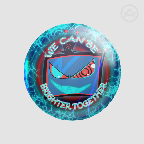 Brighter Together Button Pin