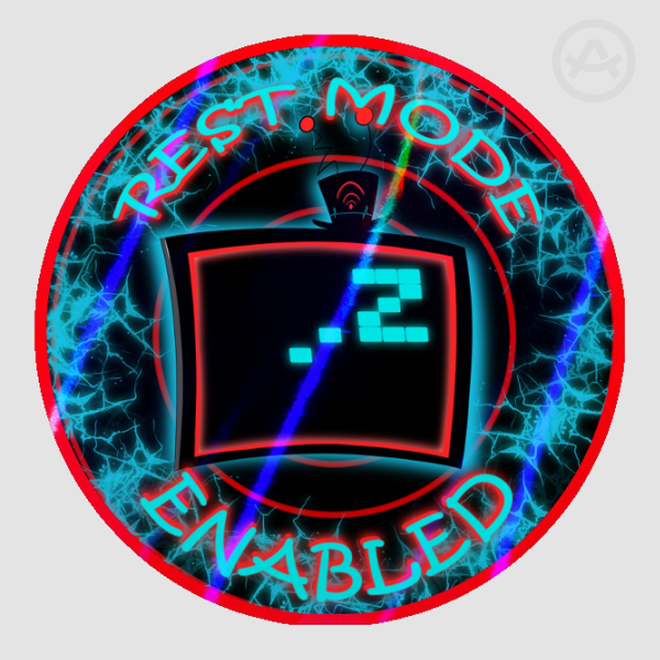 Rest Mode Enabled Sticker