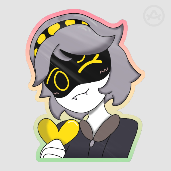 Colored Edge Die Cut Stickers