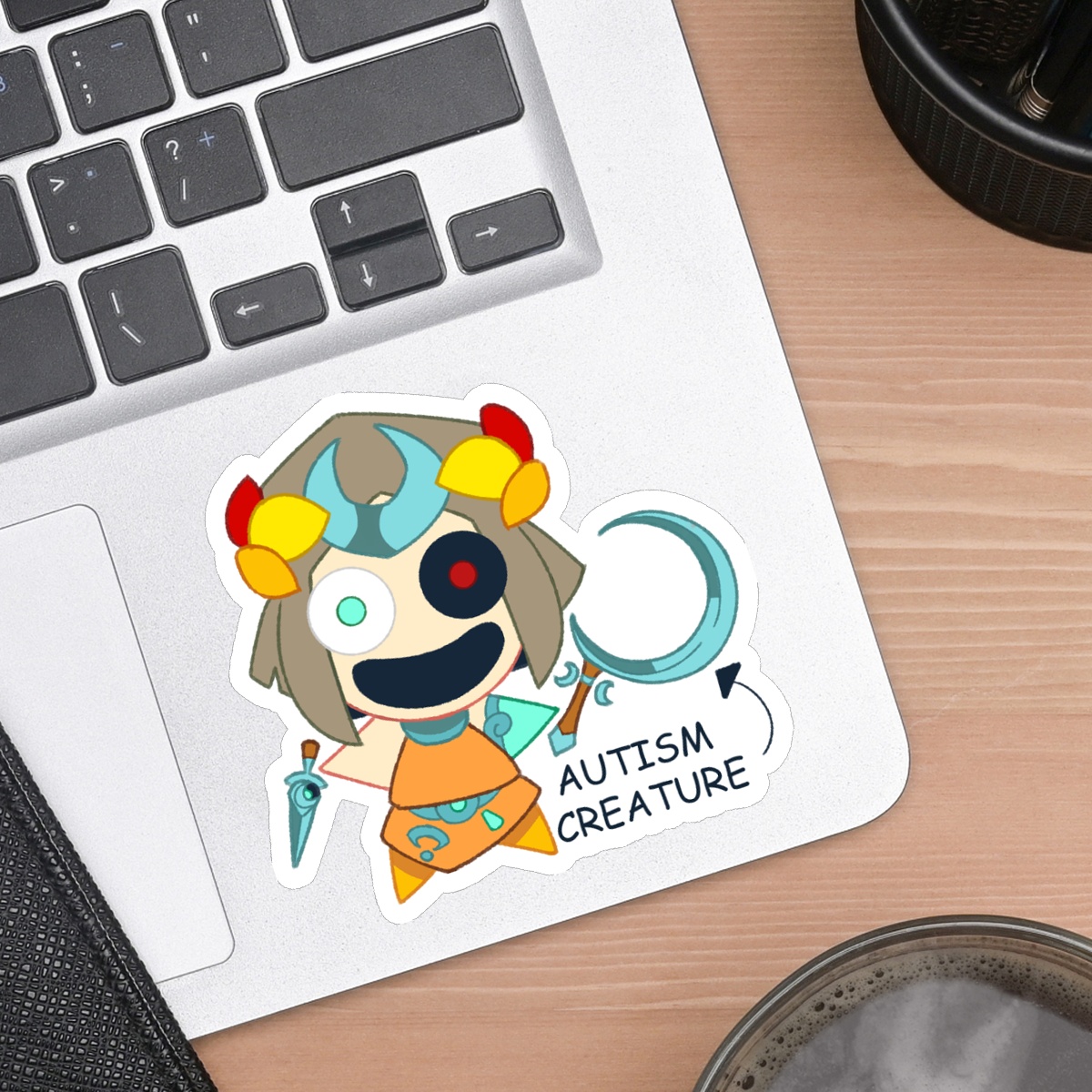 ST-06 "Melinoe Autism Creature -Hades" - Die Cut Stickers