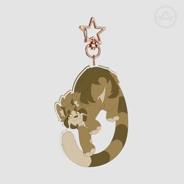 Leafpool Clear Keychain