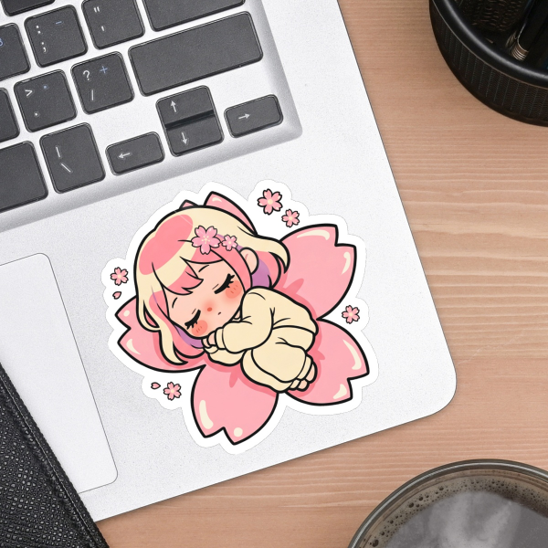 Sakura Dreamy - Glossy Sticker