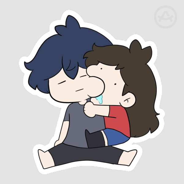 Nom Cheek Sticker