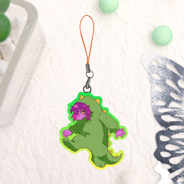 Susiezilla Colored Edge Acrylic Keychains