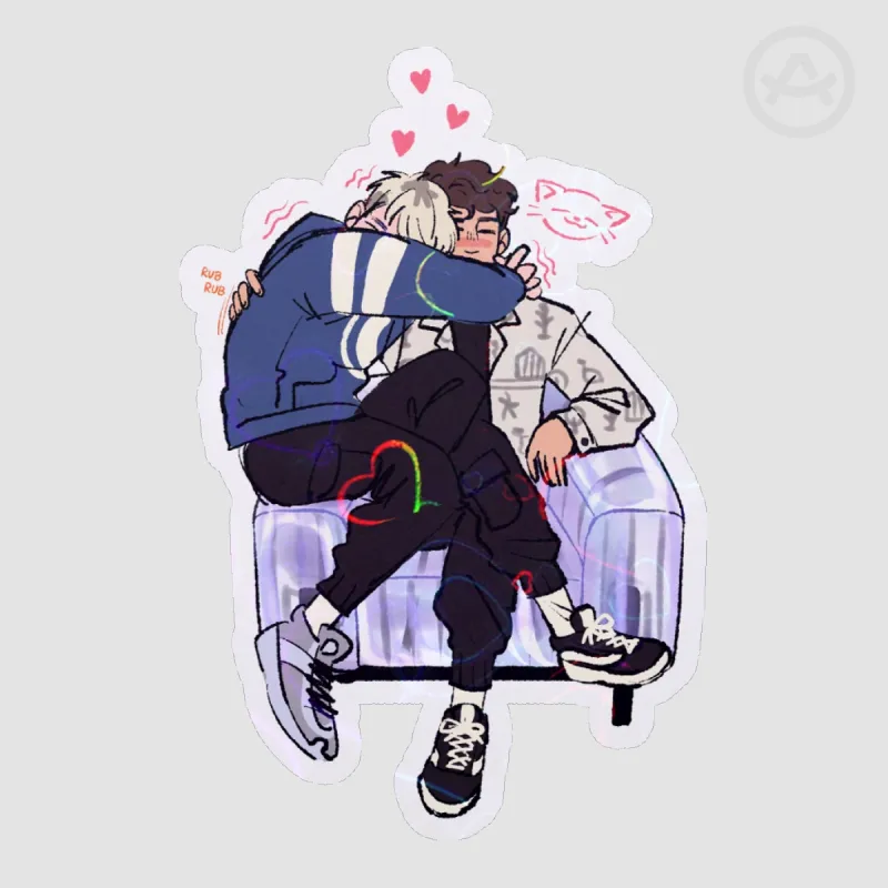 Phil Cons Sticker Happy Phil Sticker A by poms - ACGGOODS