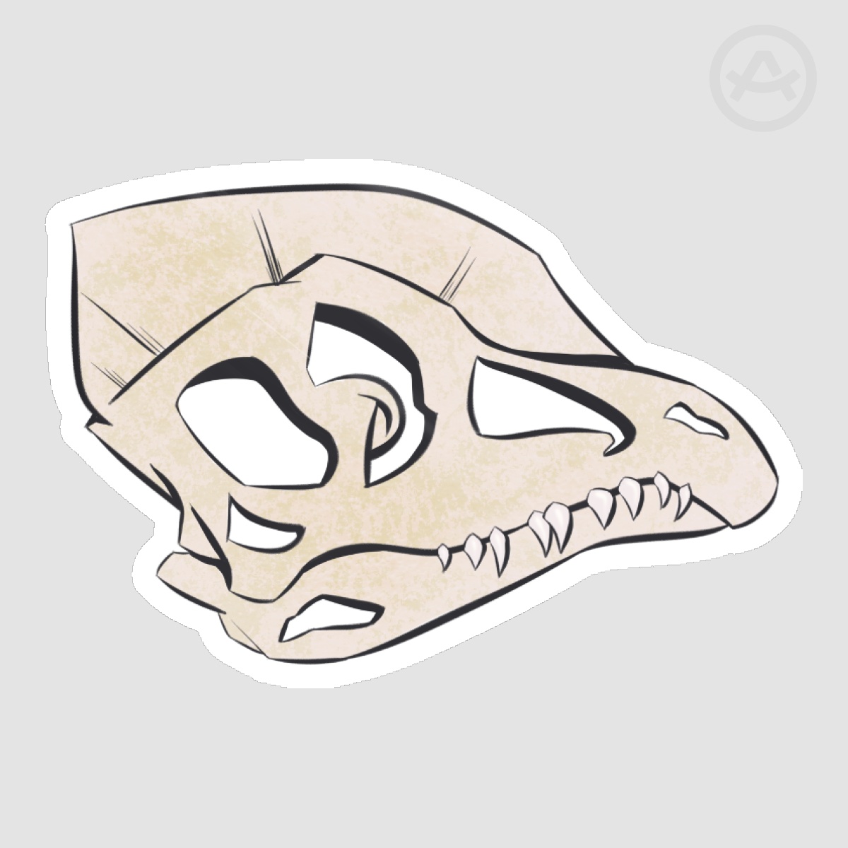 Dilophosaurus Die Cut Sticker