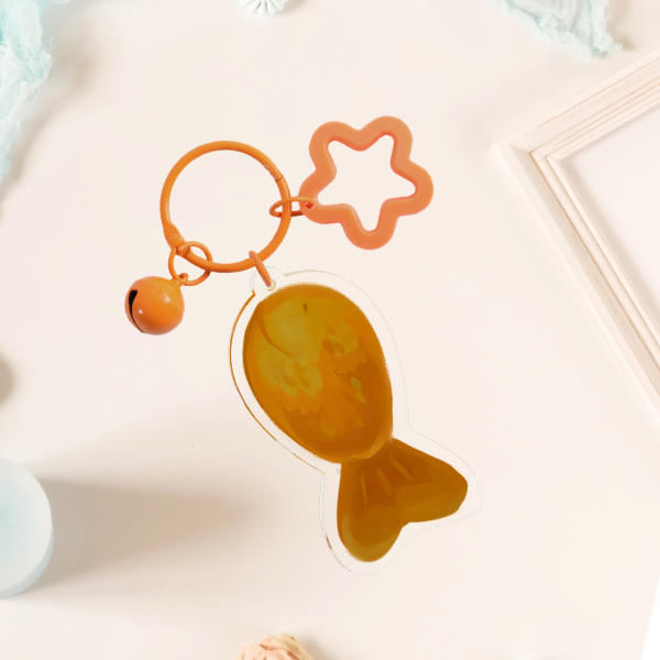Goldfish cracker Keychains