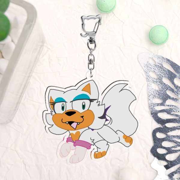 Kitty Rouge-Acrylic Keychains