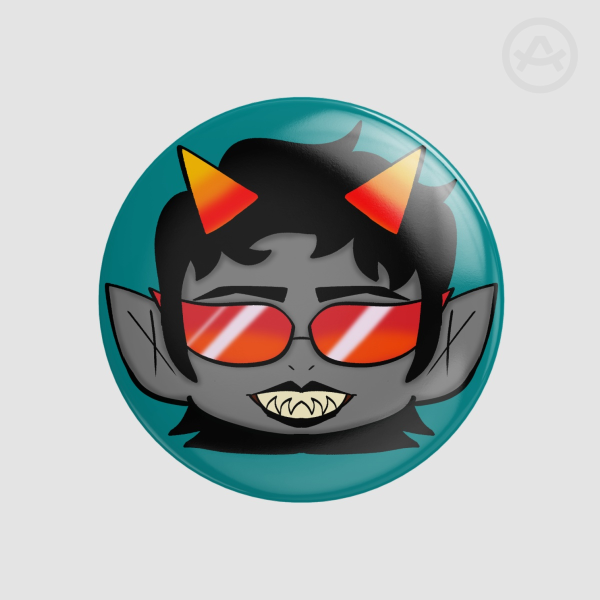 Terezi Pyrope Round Badge