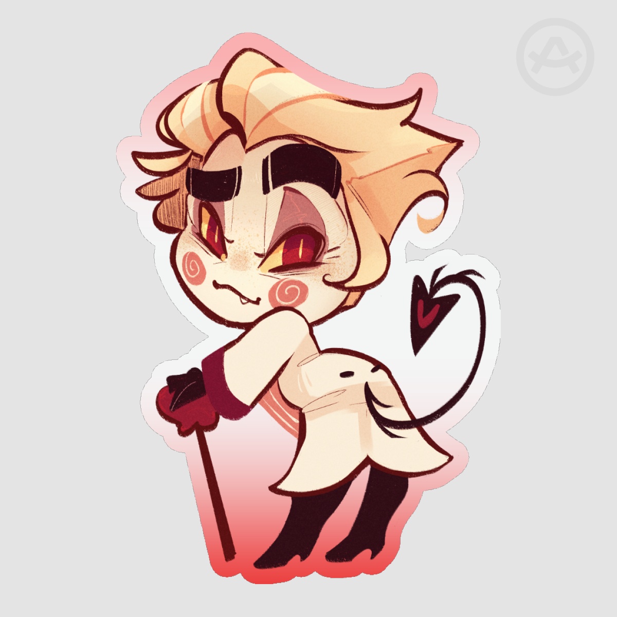 Lucifer Die Cut Sticker