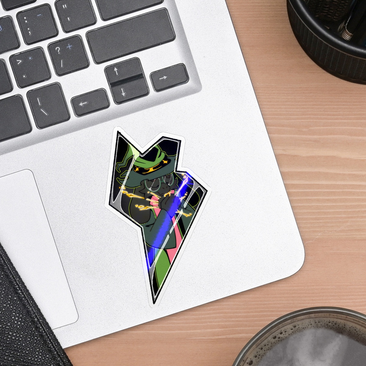 ST-10 "Shadowcrystal Ralseoi - Deltarune" -Die Cut Holo Stickers