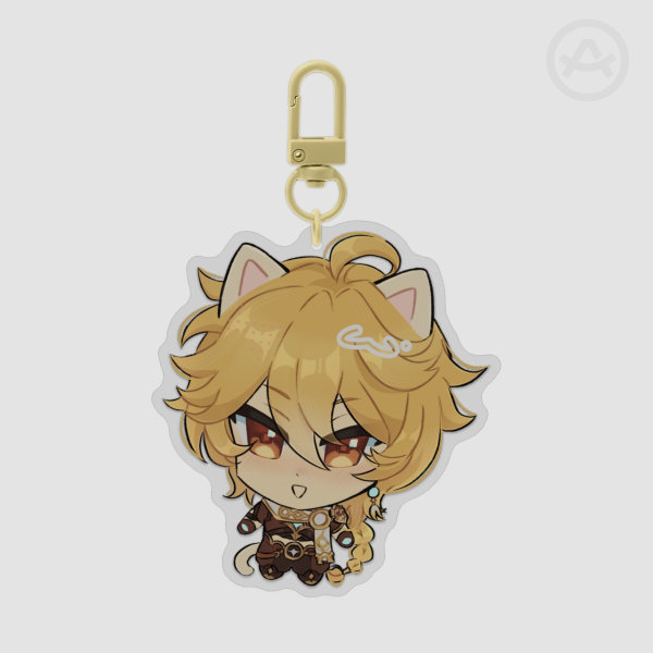 Aether Kitty Expoxy Keychain