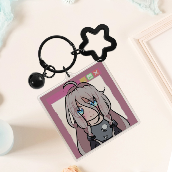 Vocaloid IA Epoxy Clear Acrylic Keychain