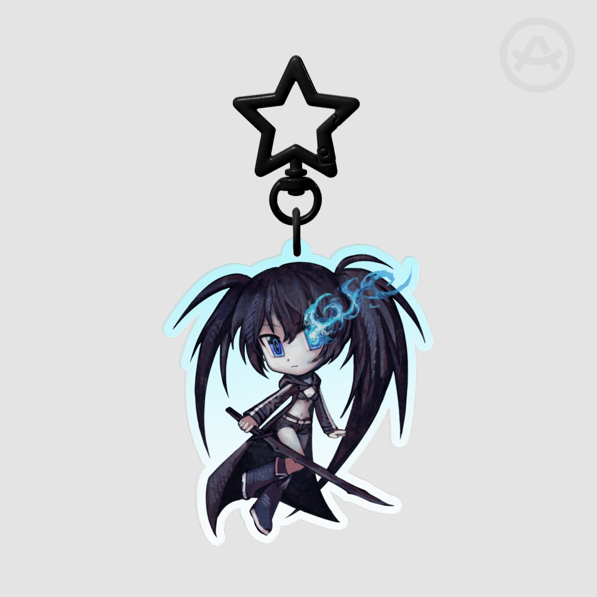 Black Rock Shooter Miku (Keychain)
