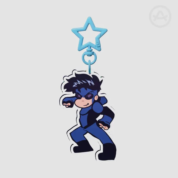 Invincible | Blue Suit Keychain
