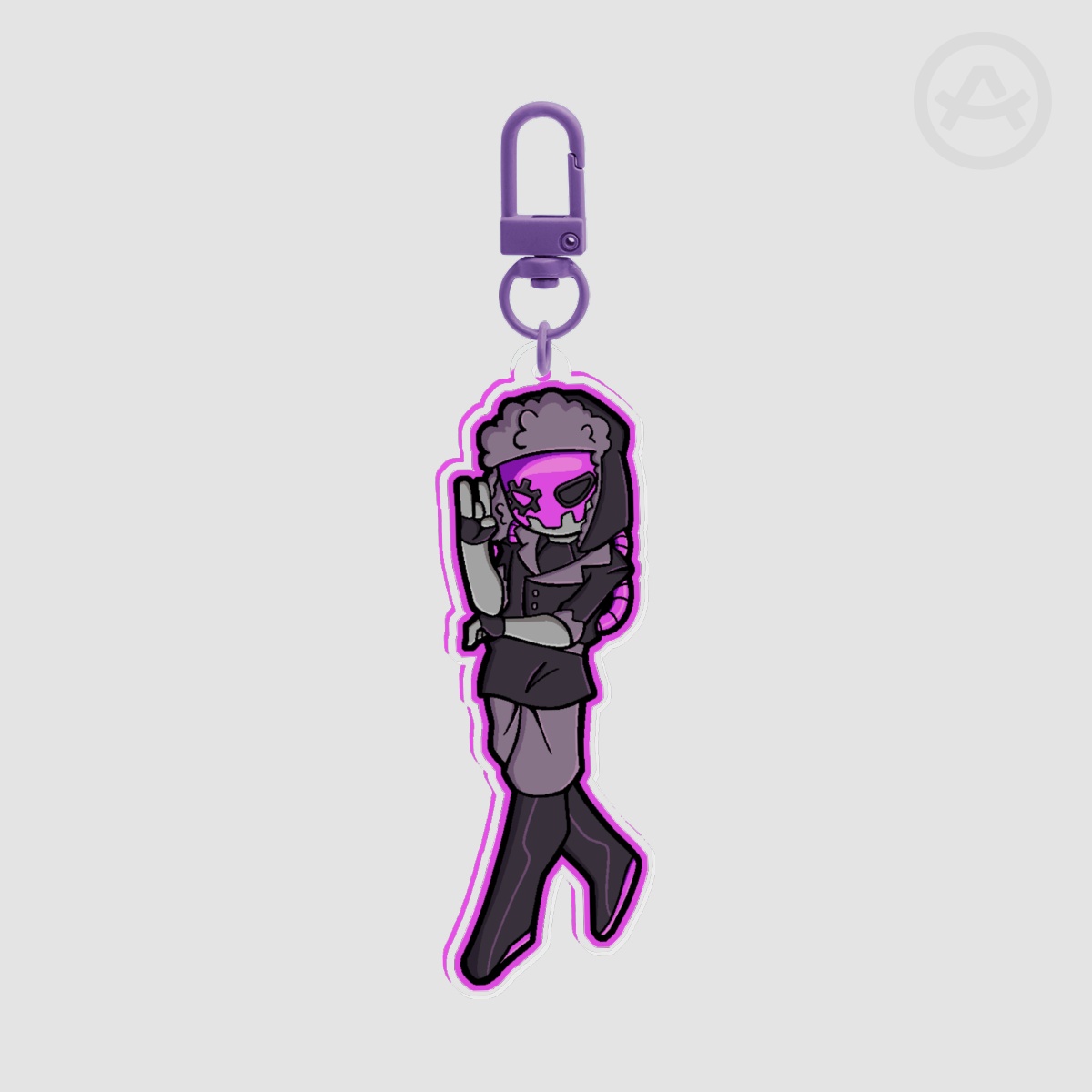 [The Living Tombstone] Tesla Keychain