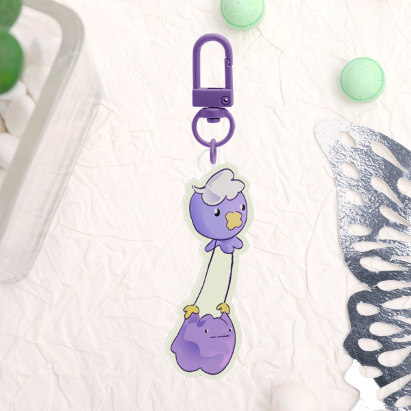 Pokopia Clear Acrylic Keychains