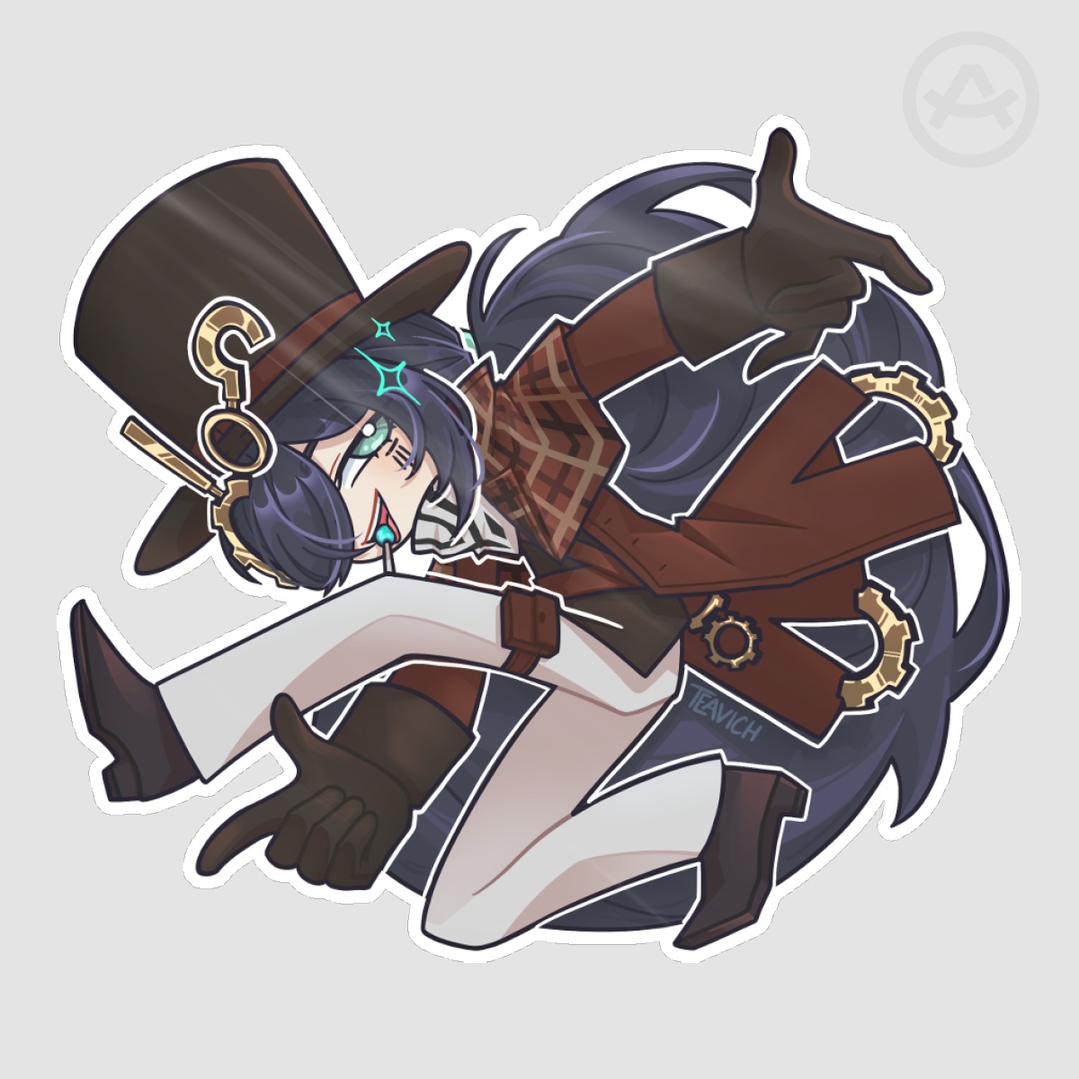 Yurodivy Hong Lu Sticker
