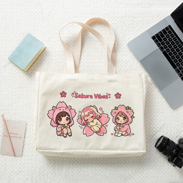 Sakura Vibes Tote Bag