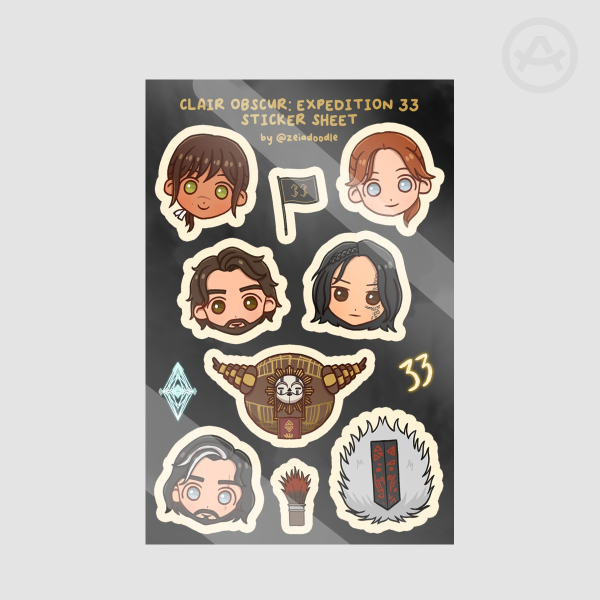Expedition 33 Sticker Sheet