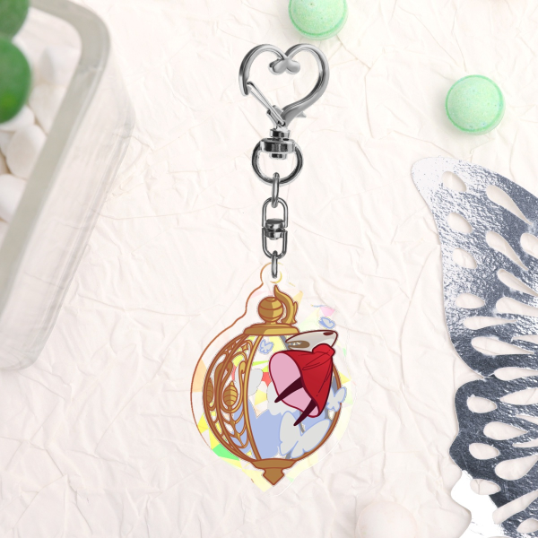 Hollow knight Silksong - Hornet - Broken Glass Acrylic Keychains - 5cm