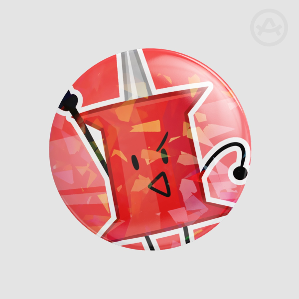 Pin Broken Glass Badge